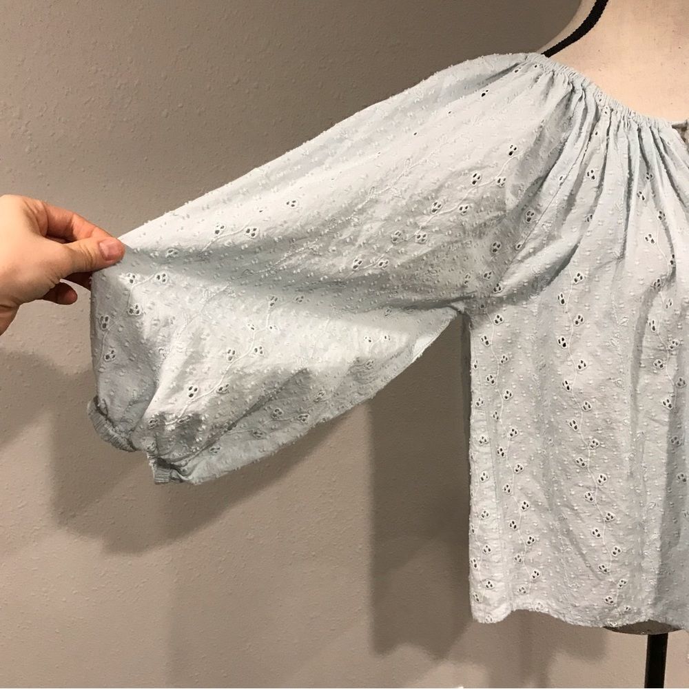 ‎Joie baby blue long sleeve loose fit blouse - Picture 6 of 14